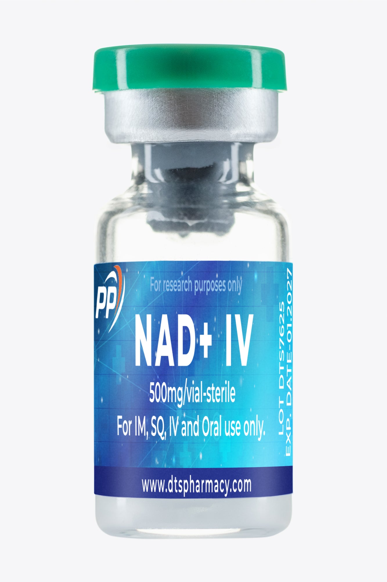 Φιαλίδιο με NAD+ 500 mg για ενδοφλέβια χορήγηση