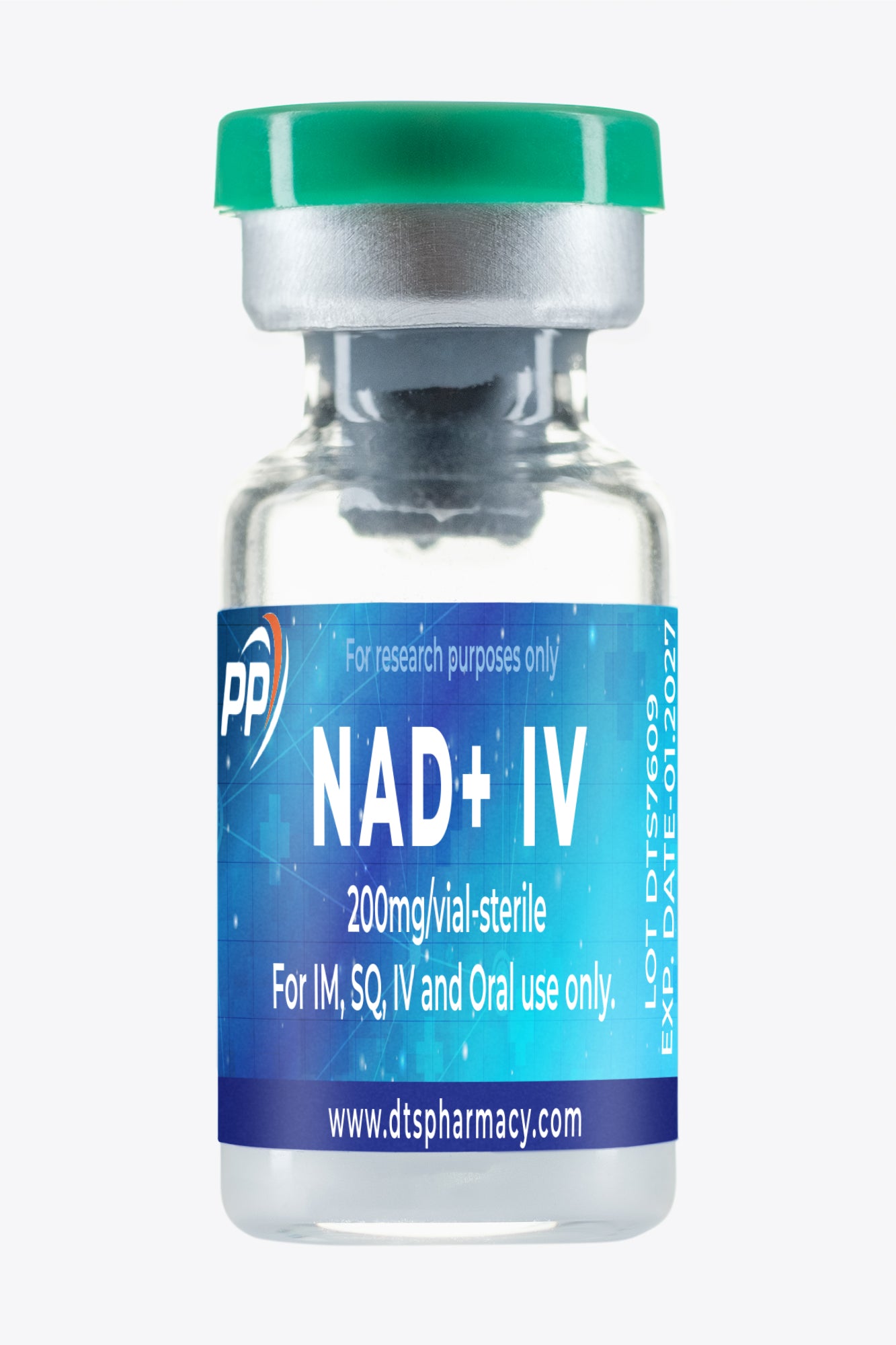 Φιαλίδιο με NAD+ 200 mg για ενδοφλέβια χορήγηση